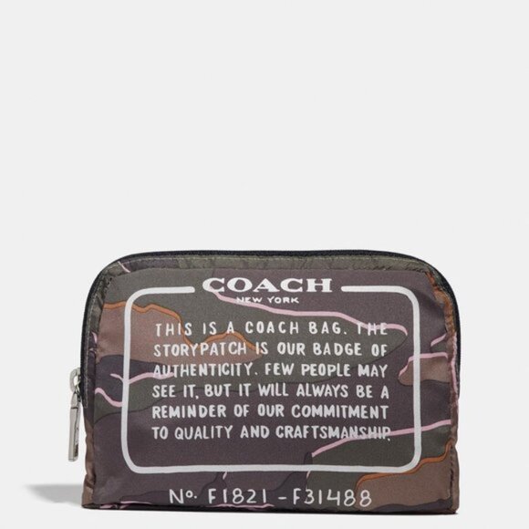 Coach Nylon Packable Tote in Camo Print - Picture 2 of 12